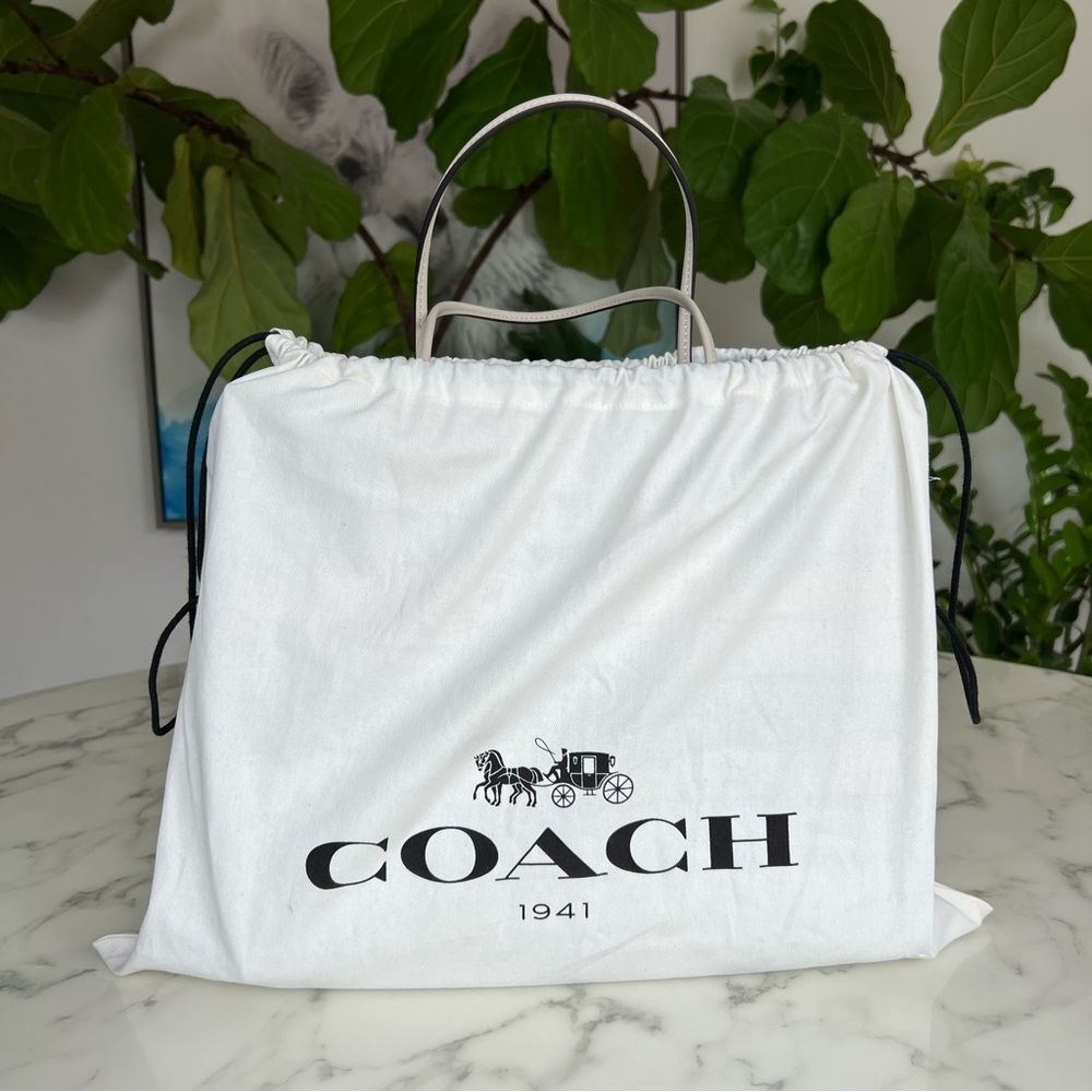 NWT Coach Cashin Carry 32 Trompe L’oeil C9724 Spring 2022 Runway Collection - Picture 16 of 16